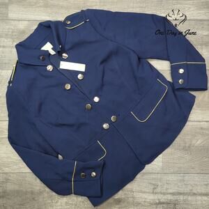 Chico's Hook and Loop Closure Jacket Size 2 (12)